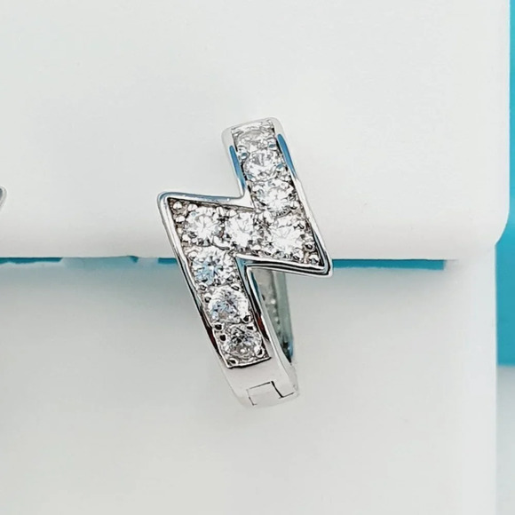 "925 Sterling Silver CZ Beautiful Earrings for Women, 1USPAR4273 - Picture 11 of 11